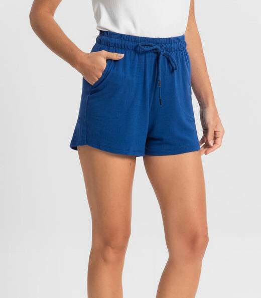 Shorts Feminino Rovitex Azul