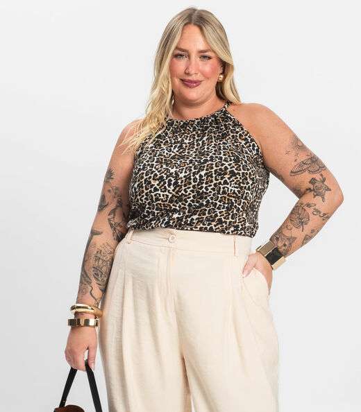 Image_Blusa de Alça Plus Size Infinita Cor Bege