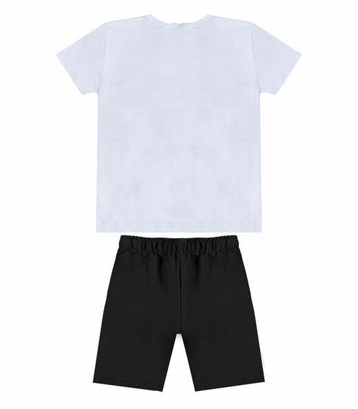 Conjunto Masculino Camiseta E Bermuda Select Preto