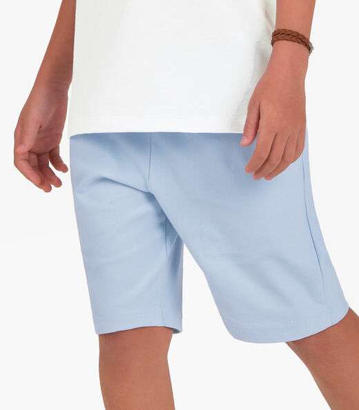 Conjunto Camiseta com Bermuda Menino Trick Nick Branco