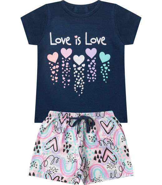 Image_Conjunto Infantil Menina Básico Curto Select Azul