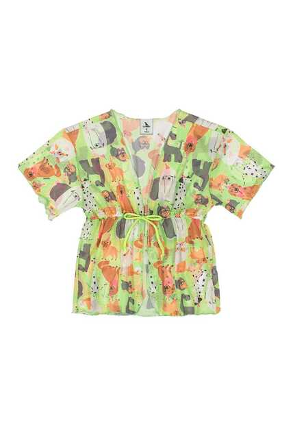 Image_Saida de Praia Estampada para Menina Quimby