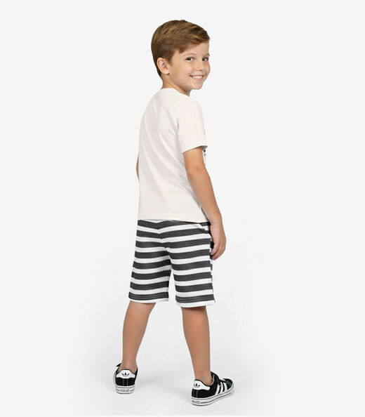 Conjunto Infantil Curto Verão Menino Select Bege