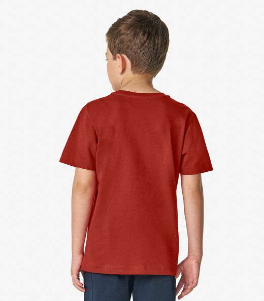 Camiseta Masculina em Meia Malha Trick Nick Laranja