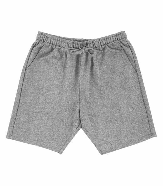 Bermuda Masculina Plus Size Moletom Diametro Cinza