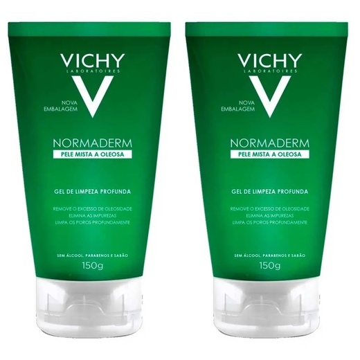 Image_Kit com 2 Unidades de Normaderm 150g Vichy Gel De Limpeza Profunda
