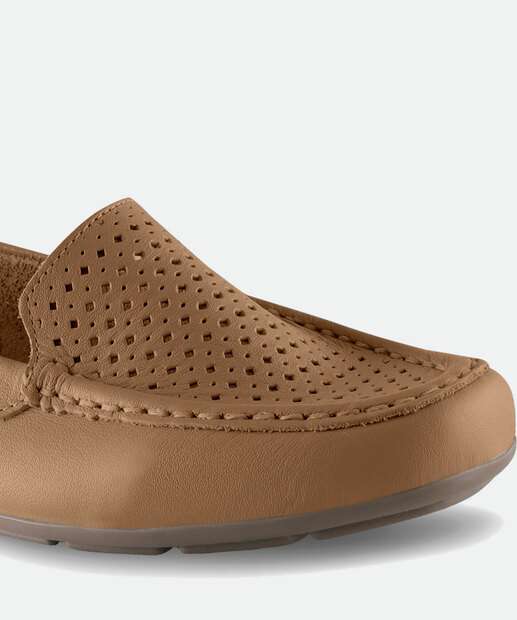 Mocassim Loafer Feminino Bico Redondo Via Uno