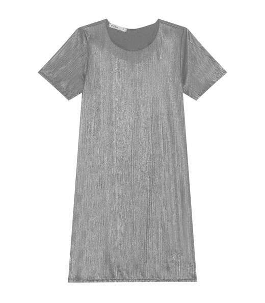 Vestido Feminino Metalizado Endless Cinza