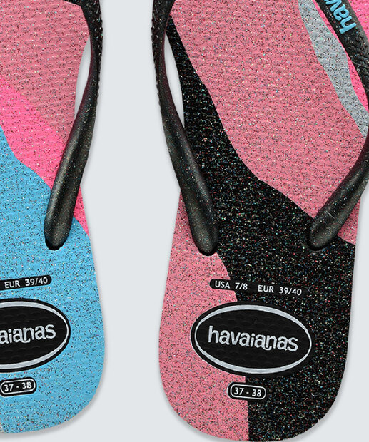 Chinelo Havaianas Feminino Slim Palette Glow
