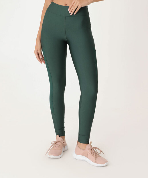 Calça Feminina Legging Fitness Recorte Marisa