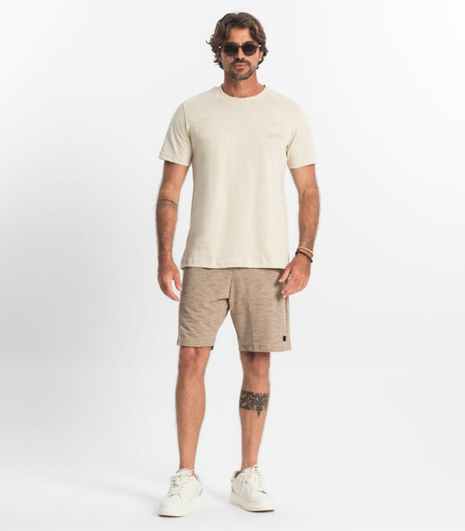 Camiseta Masculina Diametro Bege