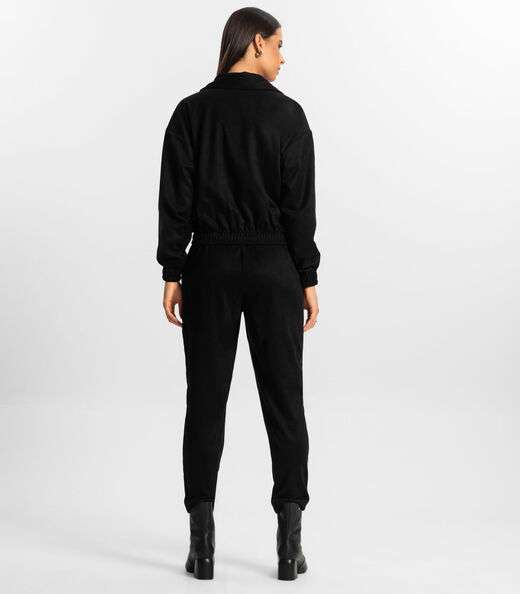 Calça Suede Feminina Rovitex Preto