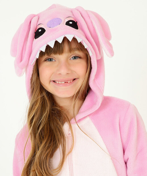Macacão Pijama Infantil Stitch Disney Tam 2 a 12