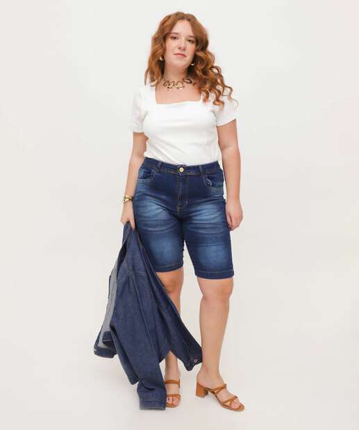 Image_Bermuda Plus Size Feminina Jeans Ciclista 