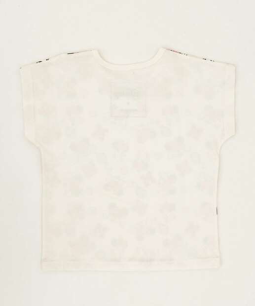 Camiseta Manga Curta Minnie Disney Tam 4 a 10