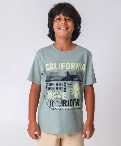 Image_Camiseta Juvenil Estampada Marisa Tam 10 a 16 Verde