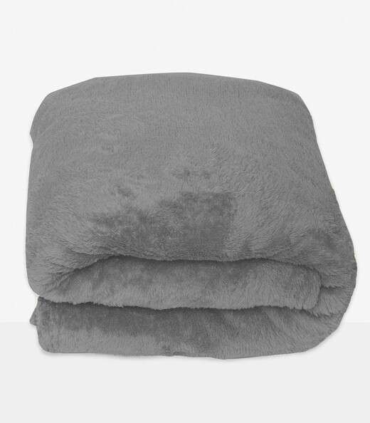 Image_Manta De Microfibra Lisa Casal Rovitex Home Cinza
