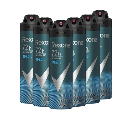 Image_Kit c/9 Unidades de Desodorante Rexona Aero Men Impacto 150ml