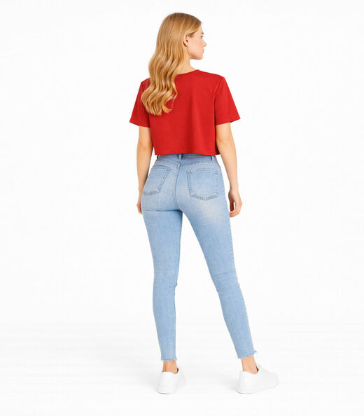 Blusa Feminina Básica Malha Suplex Infinita Cor Laranja