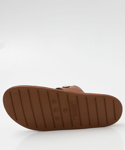 Rasteirinha Feminina Tachas Marisa Marrom