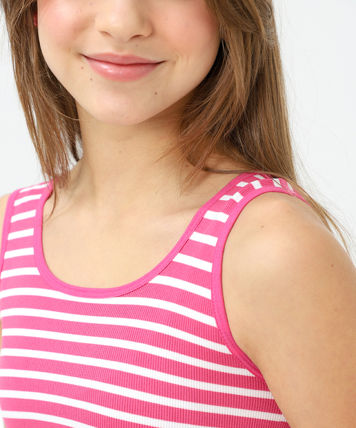 Blusa Regata Juvenil Marisa Tam 10 a 16 Rosa