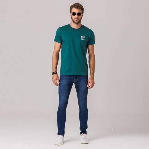 Camiseta Masculina Estampa Rock e Soda Street