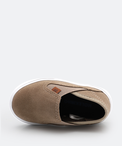 Tênis Infantil Slip On Molekinho 2136172 Bege