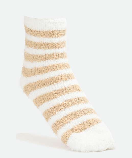 Meia Cano Médio Feminina Chenille Listrada Marisa