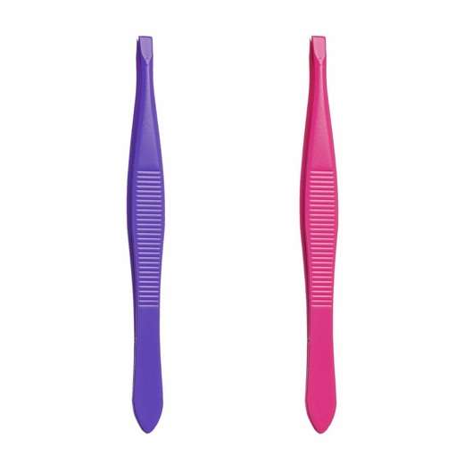 Pinça Inox Neon Ponta Reta Ricca Ref. 1717