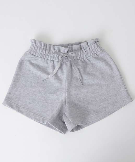 Short Infantil Moletinho Clochard Marisa Tam 4 a 10