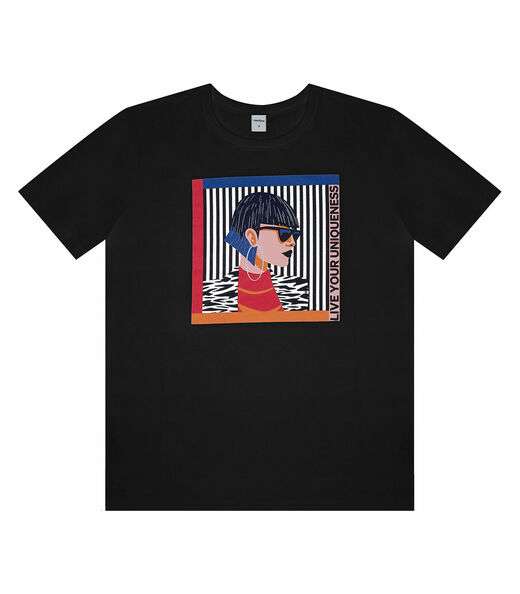 Camiseta Feminina Em Meia Malha Rovitex Preto