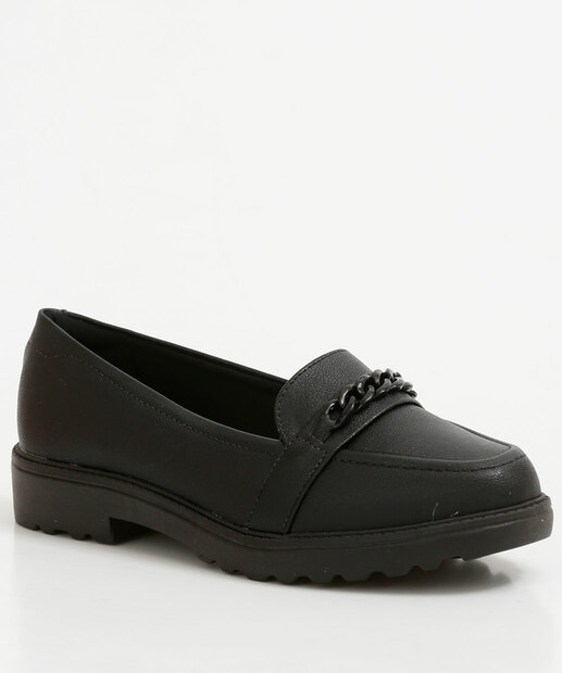 Mocassim Loafer Feminino Tratorado Corrente Modare 