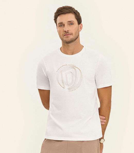 Image_Camiseta em Meia Malha Masculina Diametro Bege