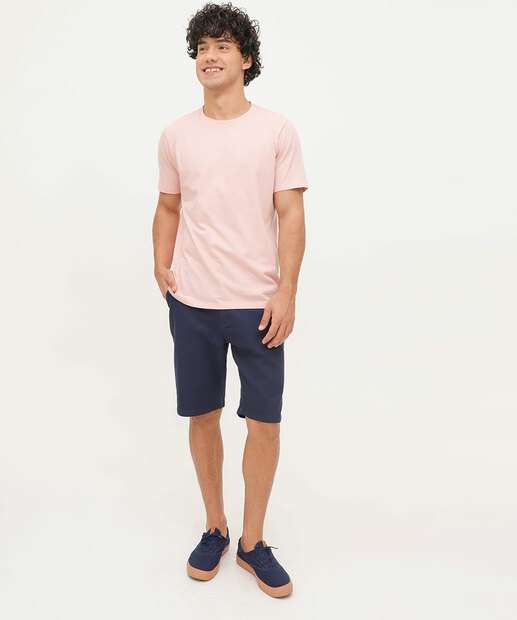 Image_Bermuda Masculina Sarja Chino Marisa Azul