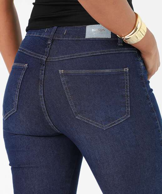 Calça Jeans Reta Feminina Biotipo Azul