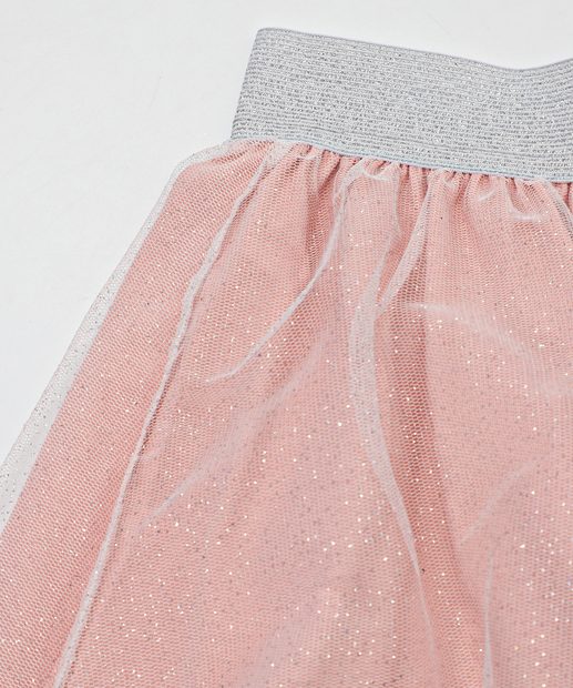 Conjunto Infantil Tule Cachorros Marisa Tam 4 a 10 Rosa