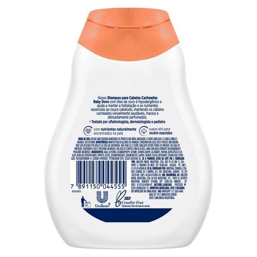 Shampoo Baby Dove Cabelos Cacheados 200ml