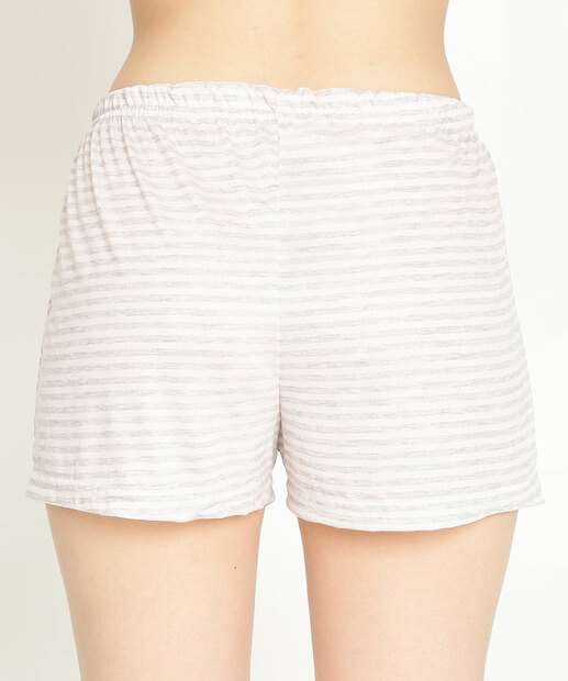 Pijama Feminino Estampa Frase Manga Curta Marisa