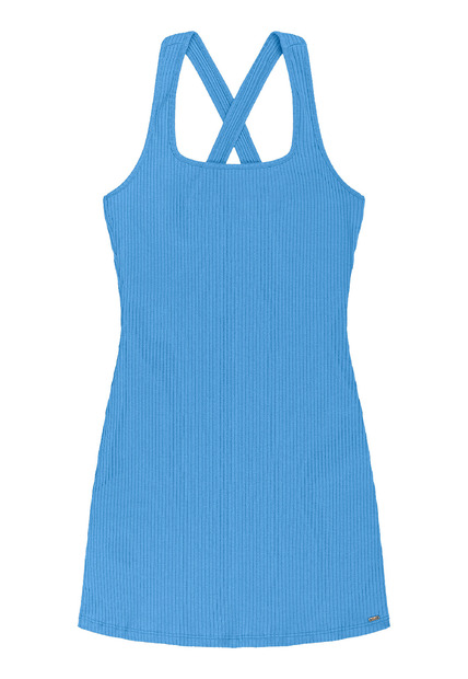 Vestido Juvenil em Ribana Canelada Gloss