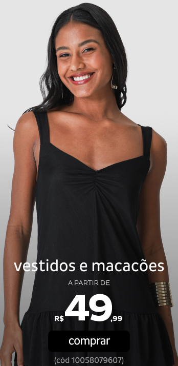 Vestidos e Macacões a partir R$49,99