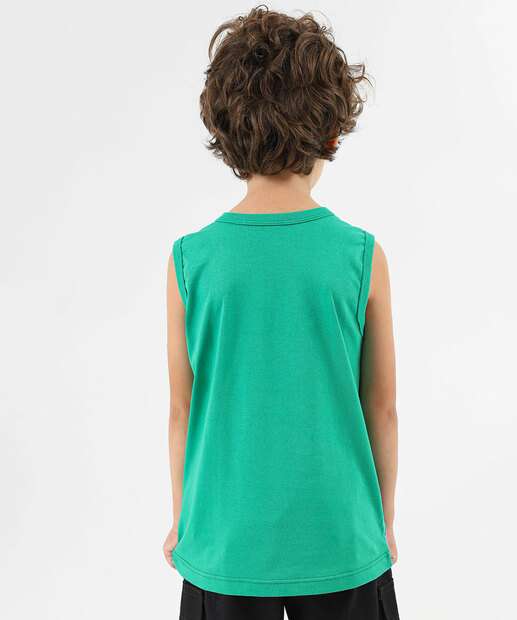 Regata Infantil Estampa Hulk Marvel Tam 4 a 10