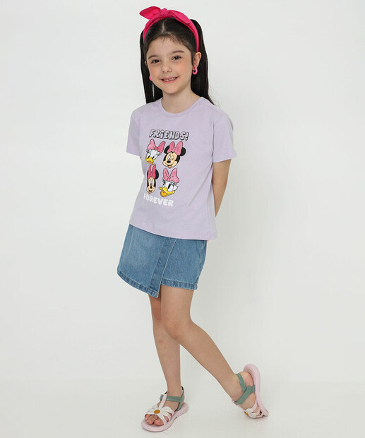 Image_Short Saia Infantil Jeans Tam 4 a 10 Azul