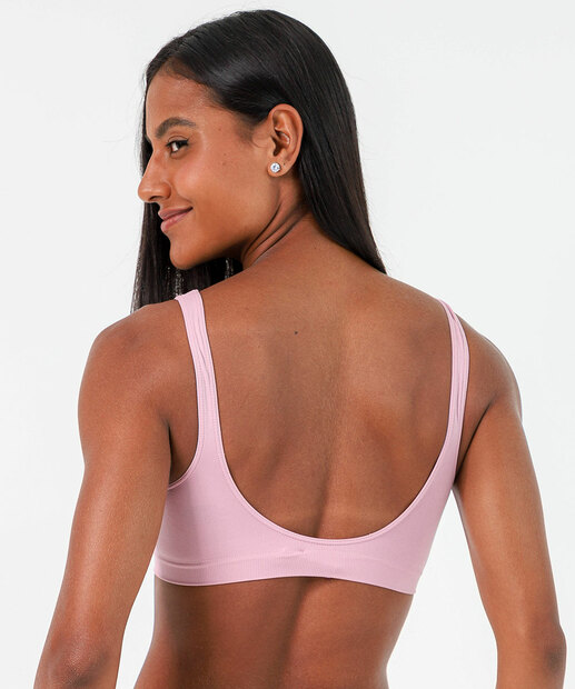 Sutiã Top Sem Bojo Microfibra Alças Largas DelRio