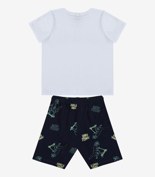 Conjunto Infantil Camiseta e Bermuda Select Azul