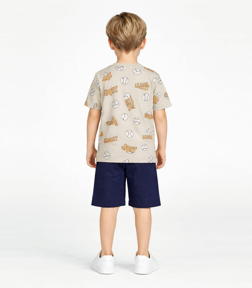 Conjunto Infantil Camiseta e Bermuda Select Verde