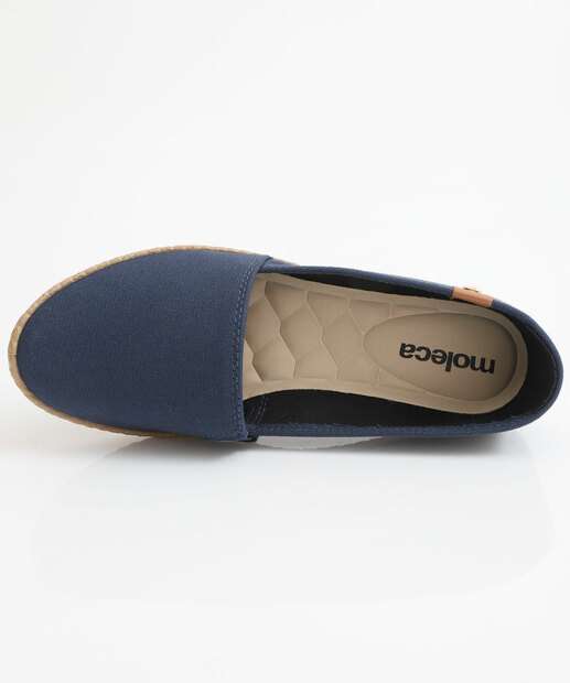 Sapatilha Feminina Slipper Moleca Azul