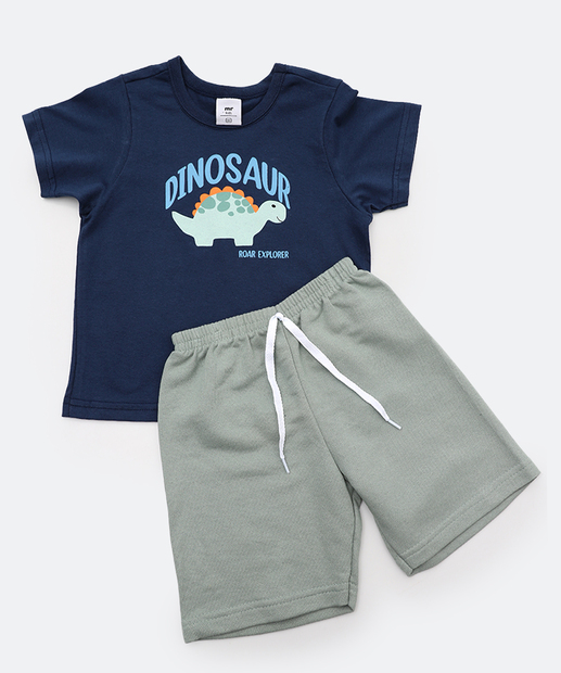 Image_Conjunto Infantil Dinossauro MR Tam 1 a 3 Azul