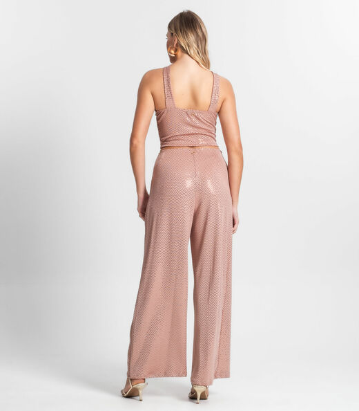 Calça Feminina Em Lantejoula Endless Unica