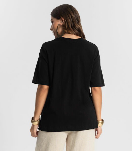 Camiseta Feminina Endless Preto