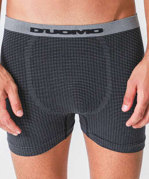 Cueca Masculina Boxer DUOMO Preto